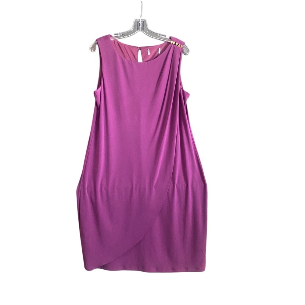 Jessica Simpson Purple Sleeveless Sheath Dress. Size 12.